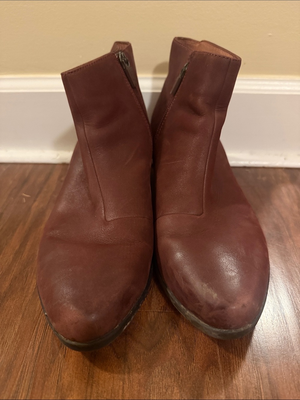 Women’s dark brown Dansko wedge booties. Size 39